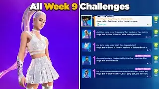 Fortnite All Week 9 Challenges Guide Epic and Legendary Quests
