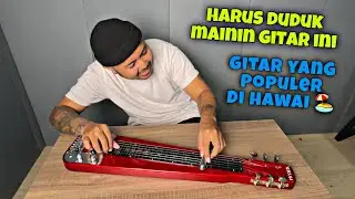Nyoba Beli Gitar Unik Khas Hawaii! Bunyinya Kaya Gitar Di SPONGEBOB! Review Lap Steel Guitar Verona