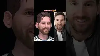 Messi react🔥😍||clay model ||#shorts #reaction #ytshort