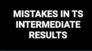 Mistakes in TS intermediate results 2019