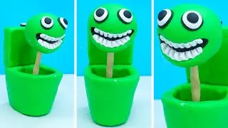 Изготовление туалетной глины Skibidi Boss Mixed JUMBO JOSH своими руками ✋ Skibidi Toilet Clay Mod Garten of Banban