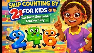Skip Counting by 2s for Kids 👧🧒 | Fun Math Song with Teacher Tilly