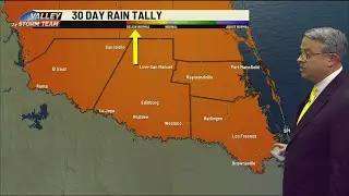 Below normal rain count in the Valley