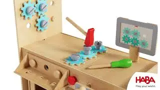 HABA Creative Play 3 in 1 - Play Kitchen, Store & Workshop