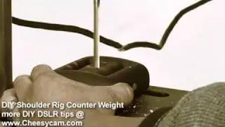 DIY Counter Weight balance for Gini Shoulder Rig