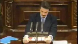Congreso de los Diputados, debate Aznar - González (4/7)