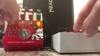 12/6/2022 Experiment Retrohead FX Toxic Fuzz pedal and Rucci 8-bit Power Synthesizer