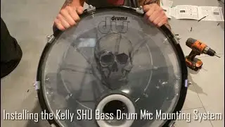 Установка системы крепления бас-барабана Kelly SHU