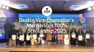Deakin Vice Chancellor&rsquo;s Meritorious 100% Scholarship 2025