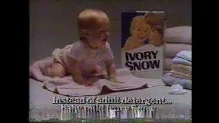 Ivory Snow Detergent Commercial 1987