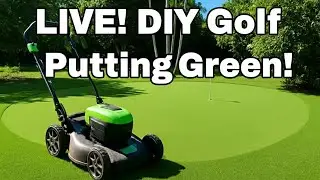 Building My Backyard Putting Green &ndash; Walk & Talk While Scalping