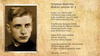 Sigitas Stankūnas „Rudens sonetas Nr.4“ (ž. Vytauto Mačernio)