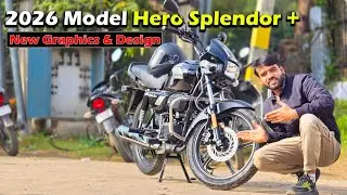 2026 New Model Hero Splendor Plus With Disc Brake & New Graphics : Know Everything Before Buy