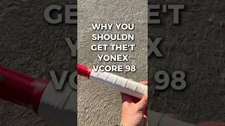 Why the Yonex a core 98 tennis racquet will punish you. 🎾