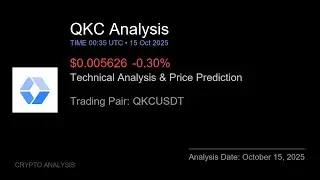 QKC (QKCUSDT) Technical Analysis - Price Prediction & Buy or Sell October 15, 2025