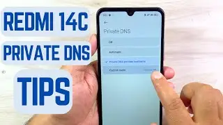 🌐 Redmi 14C &ndash; How to Change DNS Settings (Step-by-Step Guide)