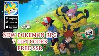 New Pokemon Mobile Gameplay & 7 Giftcodes - Free SSR & Summon Tickets & More
