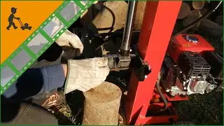 Funktionsvideo Stehender Benzin Holzspalter GeoTech LSP 10-70VG - 10 T