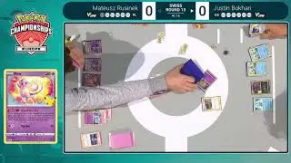 TCG Mateusz Rusinek Vs Justin Bokhari 2022 Pok&eacute;mon Europe International Championships Swiss R13