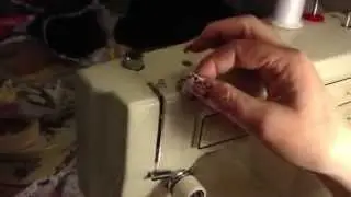 Threading mom's old kenmore sewing machine