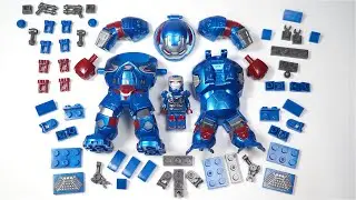 LEGO Iron Patriot Big Figure | War Machine | Avengers Endgame | Unofficial Lego Minifigures