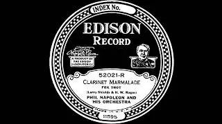 PHIL NAPOLEON'S ORCH.: 'Clarinet Marmalade', Take 'A', 22 March 1927.