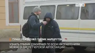 Туман не изменил график маршруток