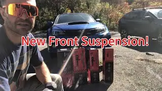 Replacing the front suspension on the Subaru WRX!