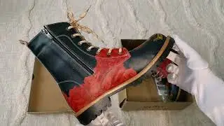 Unboxing: neue Schuhe mit Skelett und Regenbogen TFS1005
