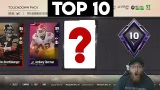 We Pulled 2 Full Ultimate Legends! Top 10 Weekend League Pack Opening! Madden 18 Ultimate Team