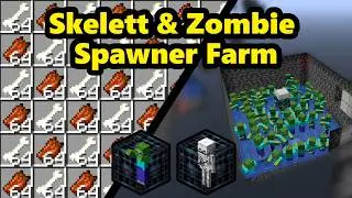 🔥 MINECRAFT Zombie & Skelett Spawner Farm TUTORIAL ⚔️ | Ultimative XP & Loot Farm Bauen (1.21.5+) ✅