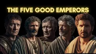 The FIVE GOOD ROMAN EMPERORS. Roman Empire. AI-generated historical figures.