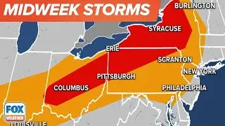 Severe Storm Threat For Southern Plains, Ohio Valley and Northeast