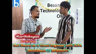 From Fresher to Cloud Engineer | Real Success Story | Besant Technologies OMR