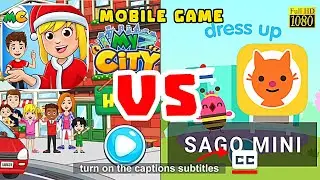 MY CITY HOME vs SAGO MINI WORLD DRESS UP | Games Free