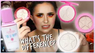 EXTREME FROST REVIEW!! ❄️I SWATCH OF ALL HIS OTHER HIGHLIGHTERS AND COMPARE!! ❄️