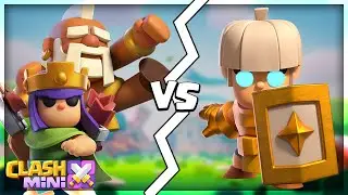 Clash Mini | Monk & Archer Queen Vs Shield Maiden ft. Carlos85