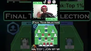 My FPL GW1 Team Reveal💥 | My Reasons To Why No Salah & Haaland | Fantasy Premier League Tips 2025/26