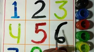 Learn counting with colours| Learn counting| Learn 1 to 10 numbers| 1234 numbers |