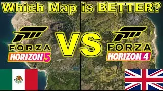 Forza Horizon 5's Map VS Forza Horizon 4's Map! 1 Year Later.