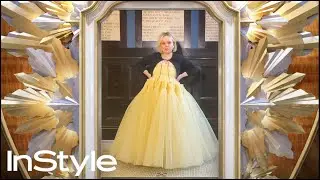 Nicola Coughlan | 2021 Golden Globes Elevator | InStyle | #Shorts