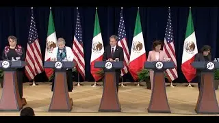 Blinken holds a joint press availability with Mexican Foreign Secretary Alicia Barcena 09.29.2023
