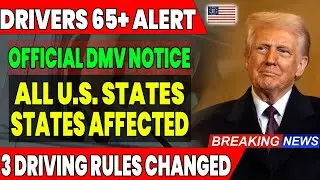 Official DMV Notice: 3 Driving Rules Changing Across the U.S. &mdash; Drivers 65+ Take Note