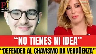 ZASCA HIST&Oacute;RICO: VENEZOLANOS HUMILLAN A UNA ESBIRRA DEL R&Eacute;GIMEN CHAVISTA EN TV