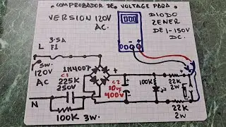 comprobador de DIODO ZENER aqui su Diagrama