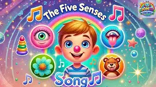 The Five Senses Song | Fun Learning for Kids | JonTV Nursery Rhymes & Kids Songs