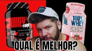 100% WHEY CRUSH (Under Labz) X WHEY 100% (Espartanos) - QUAL &Eacute; MELHOR?