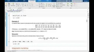 Práctica de Derivación e Integración numérica con MATLAB