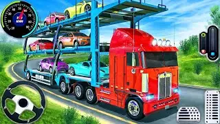 Trailer Truck car transport 3D game #truck 