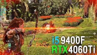 Core i5 9400F + RTX 4060 Ti : Horizon Forbidden West ( 1080p 1440p / DLSS ON ) - March 2024